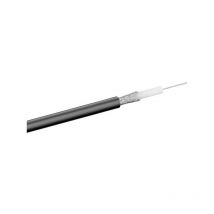 Goobay Câble Coaxial RG-58, Double Blindage, pour les transmissions radio p. ex., Noir, 100m Longueur (50093)