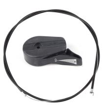 Sjqka - Cable de acelerador para cortacésped GXV160 con joystick, compatible con accesorios y herramientas de jardín, color negro