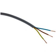 Zenitech - Cable de alimentación HO5VV-F 3G1mm² 25m - Gris