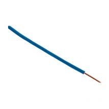 Zenitech - Cable de alimentación eléctrica H07V-U 2,5mm² - Azul - 25m