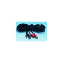 Goobay 50031 cable de audio 10 m 2 x rca Negro