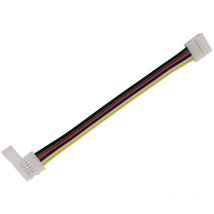 Cable de conexión rápida 2 extremos para tira led rgb+cct (6 Pin) 15cm