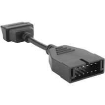 Câble de connecteur de Diagnostic automatique professionnel, adaptateur mâle 12 broches vers OBD1 OBD2 16 broches femelle