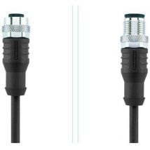 Escha - Câble de connexion M12 pour capteurs/actionneurs Automation Line AL-WAK12-2-AL-WAS12/S370 8046944 Pôle: 12 Cont