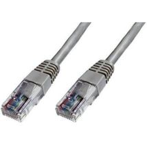 Cable De Connexion Utp Cat 5E 1 m Gris - [1x RJ45 mâle - 1x RJ45 mâle] - DK-1511-010 - 1.00 m - gris R49859