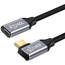 Câble de données usb-c vers usb-c Câble coudé usb c vers usb c 1M 1M