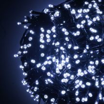 Cable de luz 1000 leds blanco frio con controlador 53m