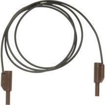 A 1342 Cordon De Mesure De Sécurité Banane Mâle 4 Mm Banane Mâle 4 Mm 1.50 M Noir, Marron 1 Pc(s) - Metrel