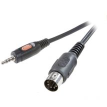 Câble de raccordement SpeaKa Professional SP-7869804 connexion DIN / Jack audio [1x diode mâle 5 pôles (DIN) - 1x Jack