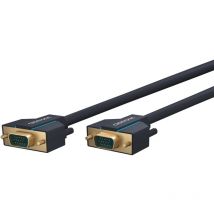 Clicktronic - Câble vga, Câble Premium 1x vga mâle 1x vga mâle 5,0 m sxga @ 75 Hz. Longueur de câble 5 m