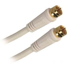 Cable Satellite Fiche F Male - 10m