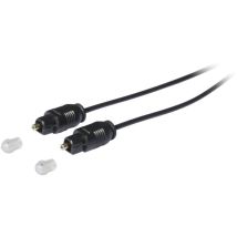 Câble De Raccordement Kash 30l505 [1x Toslink Mâle (odt) - 1x Toslink Mâle (odt)] 5.00 M Noir Contacts Dorés D23035