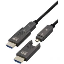 Maxtrack - Câble de raccordement hdmi 20 m noir C504-20ML 8K uhd Câble hdmi