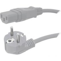 Câble de raccordement pour appareils iec Hawa 1008231 gris 2.00 m