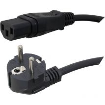 Câble de raccordement pour appareils iec Hawa 1008232 noir 2.50 m X59326