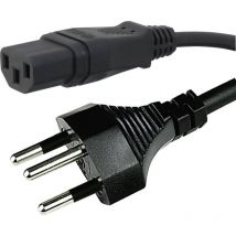 Câble de raccordement pour appareils iec Hawa 1008243 noir 2.00 m