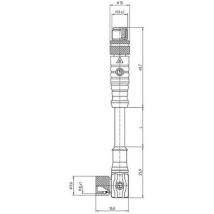 Câble De Raccordement M8 Lutronic 0810 0805 04 301 5m 1063 5.00 M Nombre De Pôles: 4 1 Pc(s)