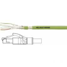 Helukabel - Câble de liaison réseau informatique, Ethernet industriel [1x RJ45 mâle - 1x RJ45 mâle] vert 10.00 m - vert
