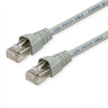 Telegärtner - Câble de raccordement réseau informatique RJ45 100008028 cat 6a s/ftp gris 0.25 m