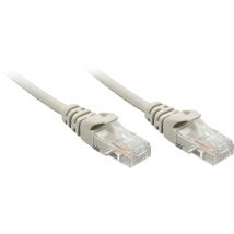 48363 RJ45 Câble réseau, câble patch cat 5e u/utp 2.00 m gris 1 pc(s) C241201 - Lindy