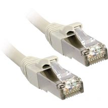 47244 RJ45 Câble réseau, câble patch cat 6 f/utp 2.00 m gris avec cliquet d'encastrement 1 pc(s) - Lindy