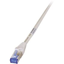 Efb Elektronik K5535gr.1 Rj45 Câble Réseau, Câble Patch Cat 6a S/ftp 1.00 M Gris Certifié Ul, Ignifuge, Avec Cliquet D'Encastrement 1 Pc(s) R68480