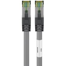 55138 - 3 m - Cat8.1 - s/ftp (s-stp) - RJ-45 - RJ-45 - Gris - Goobay