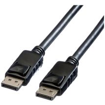 Roline - Câble de raccordement DisplayPort Fiche mâle DisplayPort 2.00 m noir 11.04.5982 blindé Câble DisplayPort