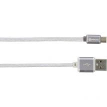Skross - Câble usb usb 2.0 usb-a mâle, USB-Micro-B mâle 1.00 m argent 2700240