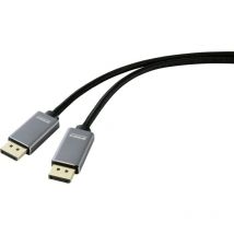 Speaka Professional - Câble de raccordement DisplayPort Fiche mâle DisplayPort, Fiche mâle DisplayPort 5.00 m noir SP-899