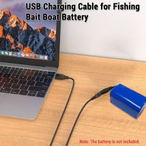 Câble de Recharge usb 3.3ft (1m) pour Bateau Lance-Appâts - Cordon de Remplacement pour Batterie