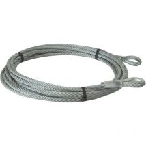 Sodise - Câble Elingue de remorquage Galvanisé 2T5 Diam 12 mm X10 m IDMAT-S18502