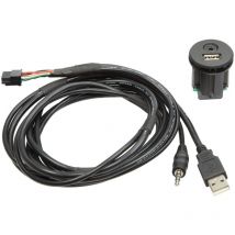 Adnauto - Cable de remplacement usb aux compatible avec Nissan 09-17 voir liste