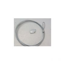 Câble de suspension extrémité avec boucle T3 longueur 3000mm (HF33FR) pour fixation chemin de câble Mavil MV64198