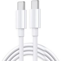 Câble de transfert de données Pd 60 w Type-C vers Type-C Câble de charge pour tous les ports Type-C