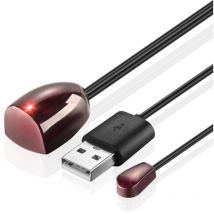 Gotrays - Câble d'extension de télécommande infrarouge 3 m, Cable Répéteur ir, Récepteur de signal infrarouge et émetteur ir - 3 mètres ,Récepteur