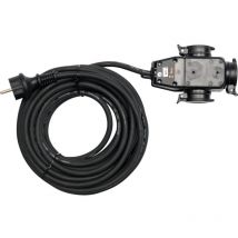 Yato - YT-8116 multiple base 10 m 3 ac outlets Indoor / outdoor Black