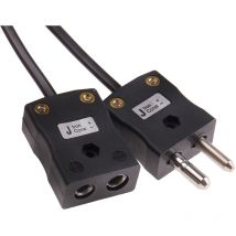 Rs Pro - Câble d'extension type j 5m, temp. max. +220°C, gaine pvc ( Prix pour 1 )