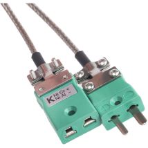 Câble d'extension type k Rs Pro 2m, gaine Fibre de verre ( Prix pour 1 )