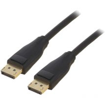 Cable Displayport 1.4 Male Des Deux Cotes 1m Noir