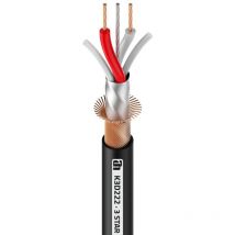 Adam Hall - Câble Dmx 2x0,22mm Noir Adam 3star (100m) K3d222