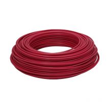 Cable Eléctrico Flexible 10 mm (100 metros) Color: Rojo HV07V-K