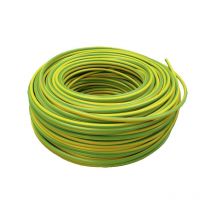 Cable Eléctrico Flexible 25 mm (1 metro) Tierra (Color: verde-amarillo) HV07V-K