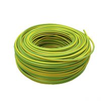 Cable Eléctrico Flexible 70 mm (1 metro) Tierra (Color: verde-amarillo) HV07V-K