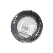 ELECTRALINE - Câble H03VVH2F 2x0.75 05m noir couronne