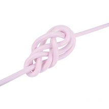 Câble électrique rond tissu rose 3 mètres