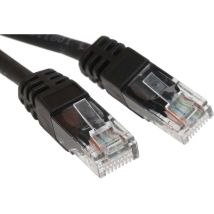 Câble Ethernet cat 5e Avec connecteur gaine lszh Noir / , utp, 30m ( Prix pour 1 )