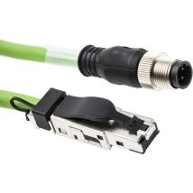 Weidmuller - Câble Ethernet catégorie 5 Vert, 3m pur Avec connecteur ( Prix pour 1 )