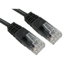 Câble Ethernet catégorie 5e utp Rs Pro Noir, 6m pvc Avec connecteur Droit ( Prix pour 1 )