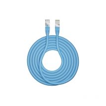 Câble Ethernet catégorie 6a s/ftp Cae Groupe Bleu, 1m lszh Avec connecteur Droit ( Prix pour Sachet de 5 )